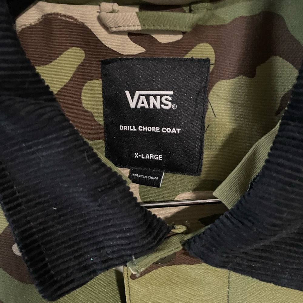 Vans Men's Green Camouflage Field Jacket - Picture 2 of 4